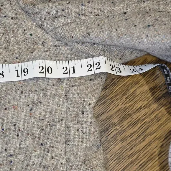 Farah Gray Tweed Blazer with Elbow Patches - Picture 7 of 15